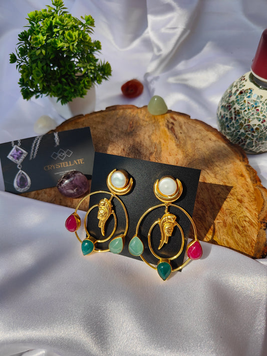 Perlia Eternal Wings Danglers