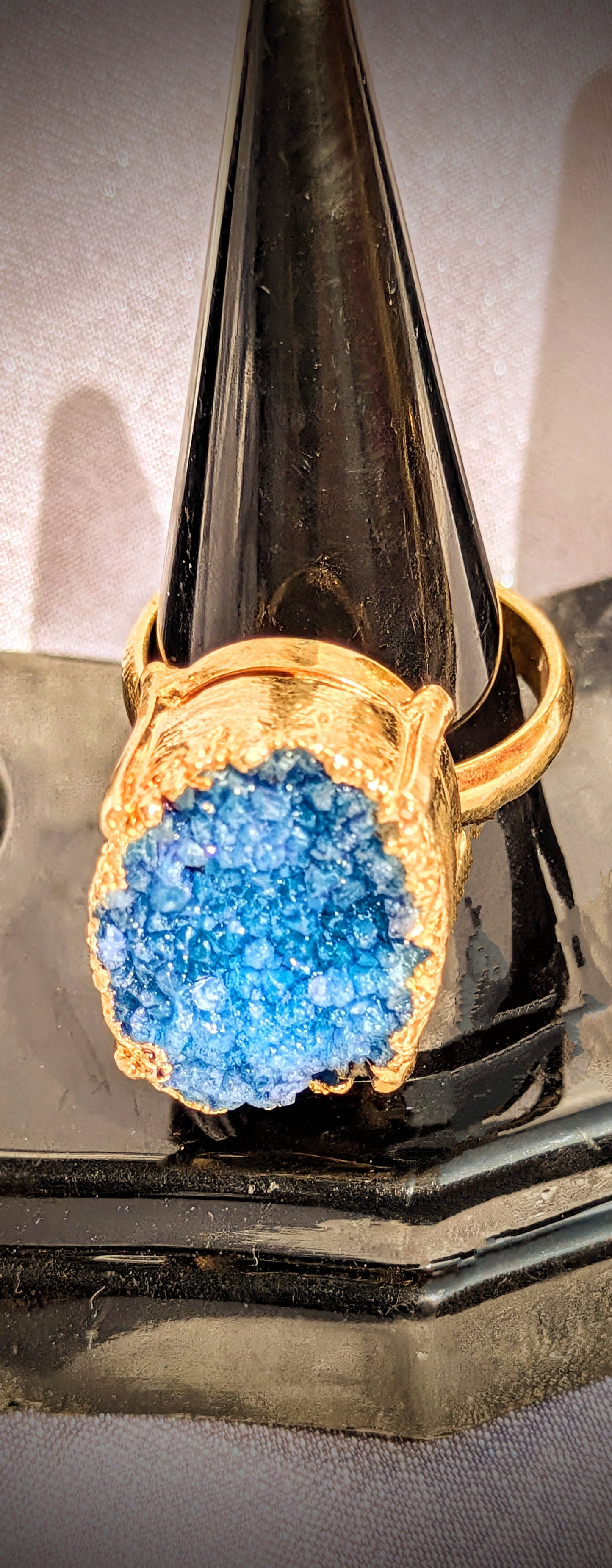 Celestial Spark Adjustable Ring