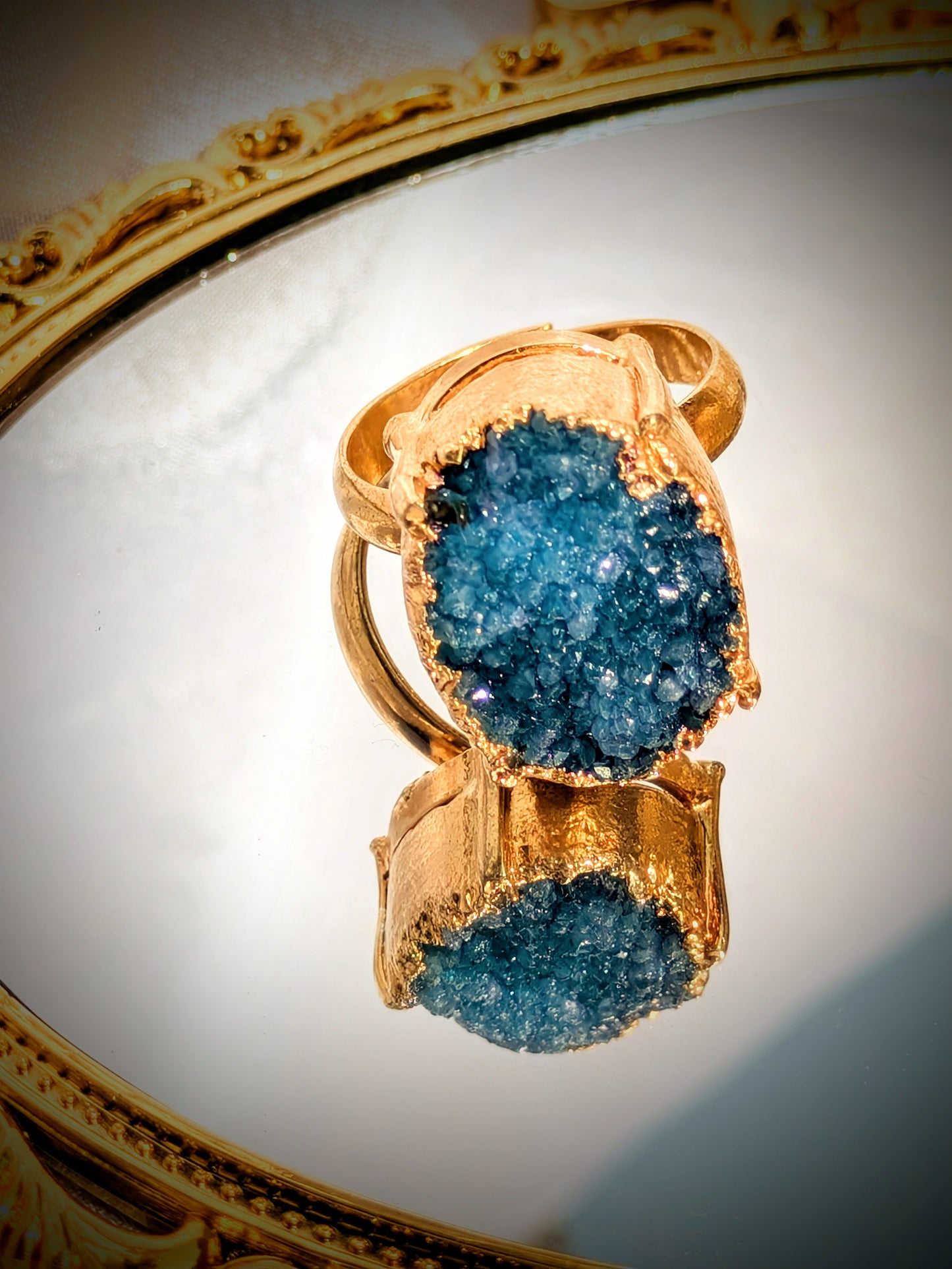 Celestial Spark Adjustable Ring