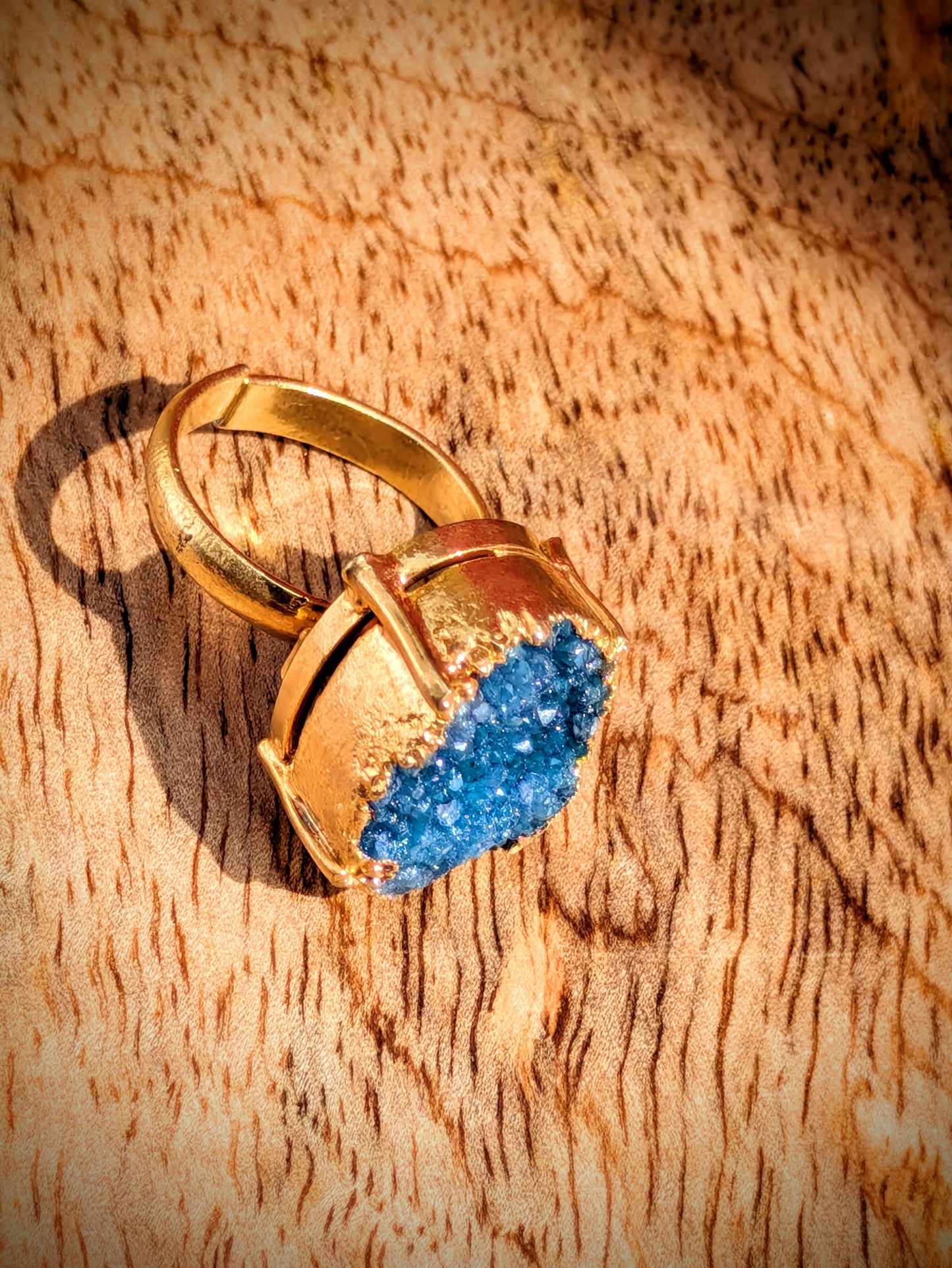 Celestial Spark Adjustable Ring