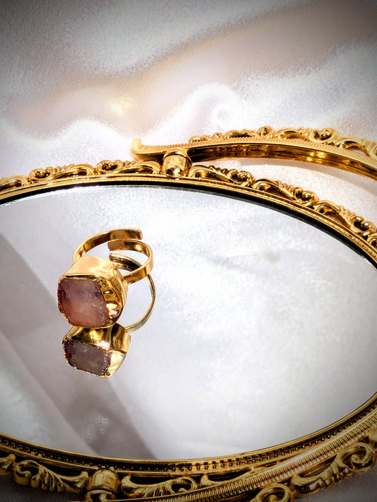 Verdant Glow Adjustable Ring