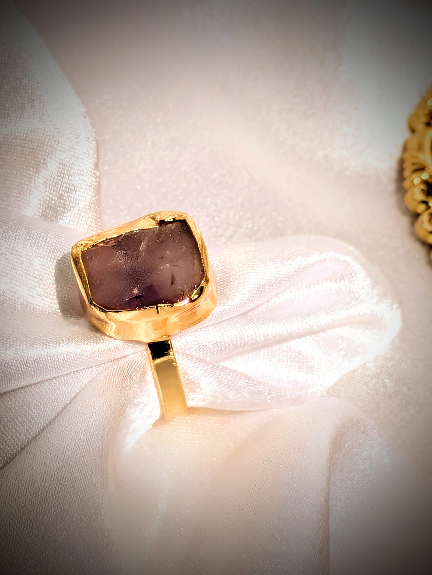 Verdant Glow Adjustable Ring