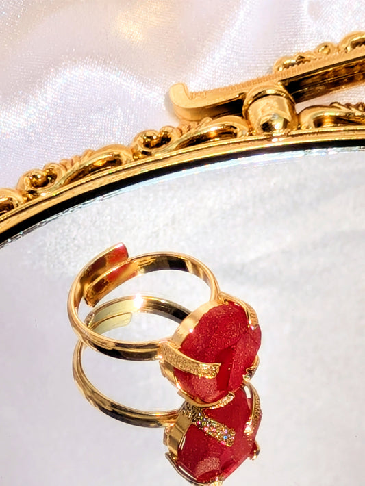 Inferno Glow Adjustable Ring