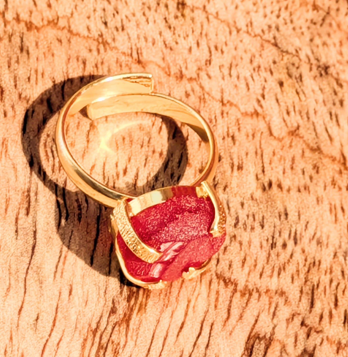 Inferno Glow Adjustable Ring