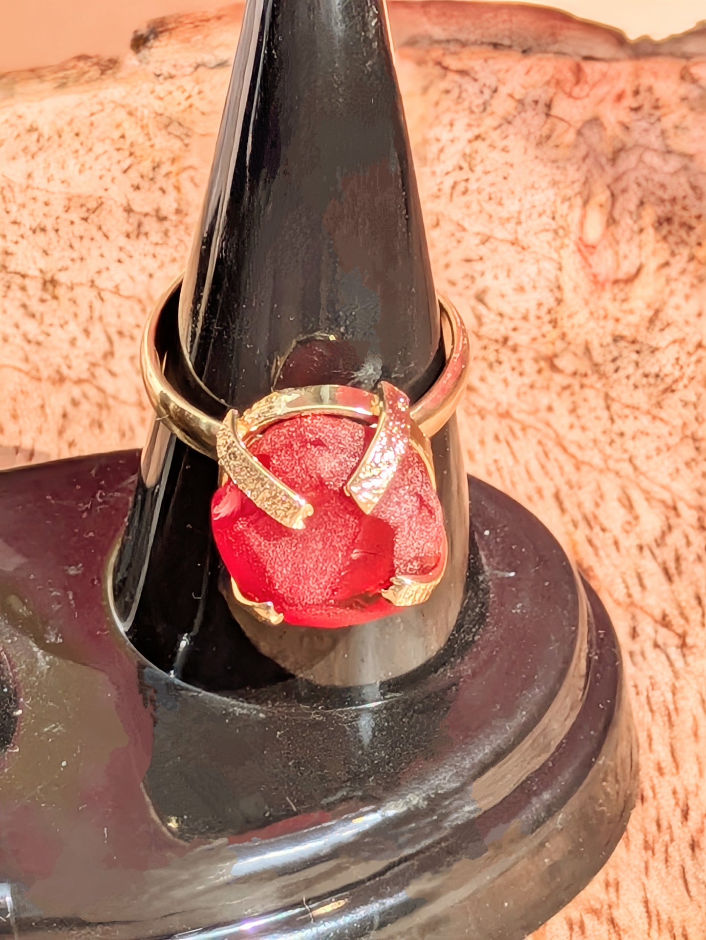 Inferno Glow Adjustable Ring